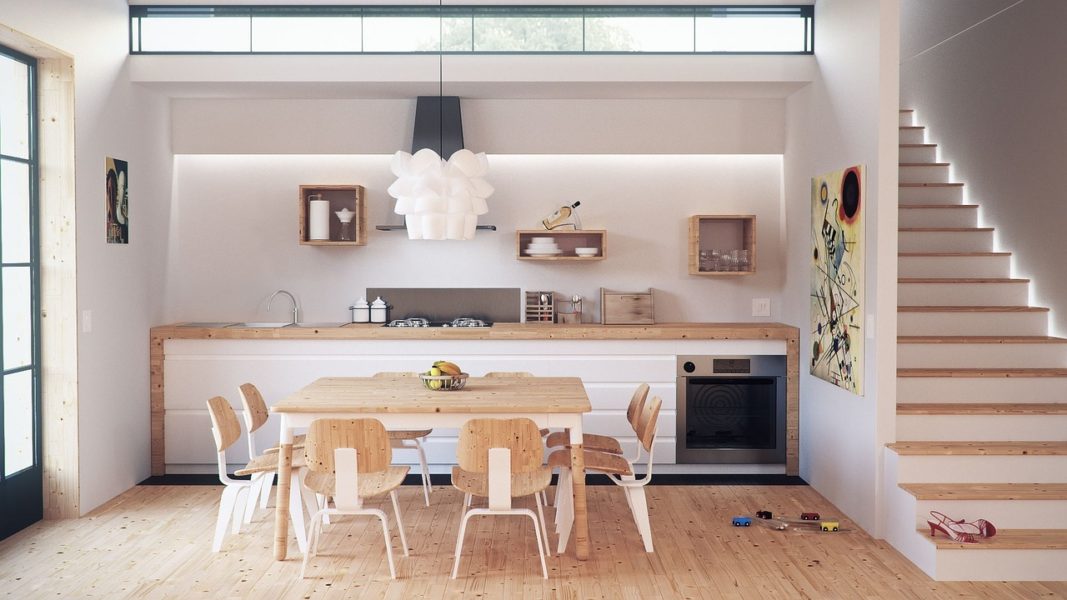 Minimalist Kitchen / Dining room