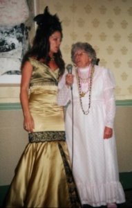 My grandma and my best friend with me at my wedding