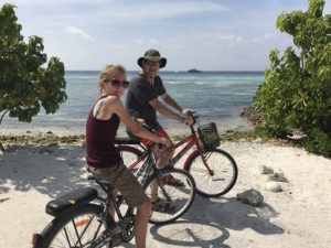 Biking on Maafushi