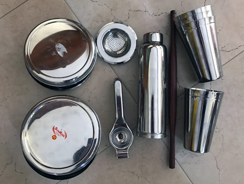 Stainless steel items from India - Minimizing Plastic waste