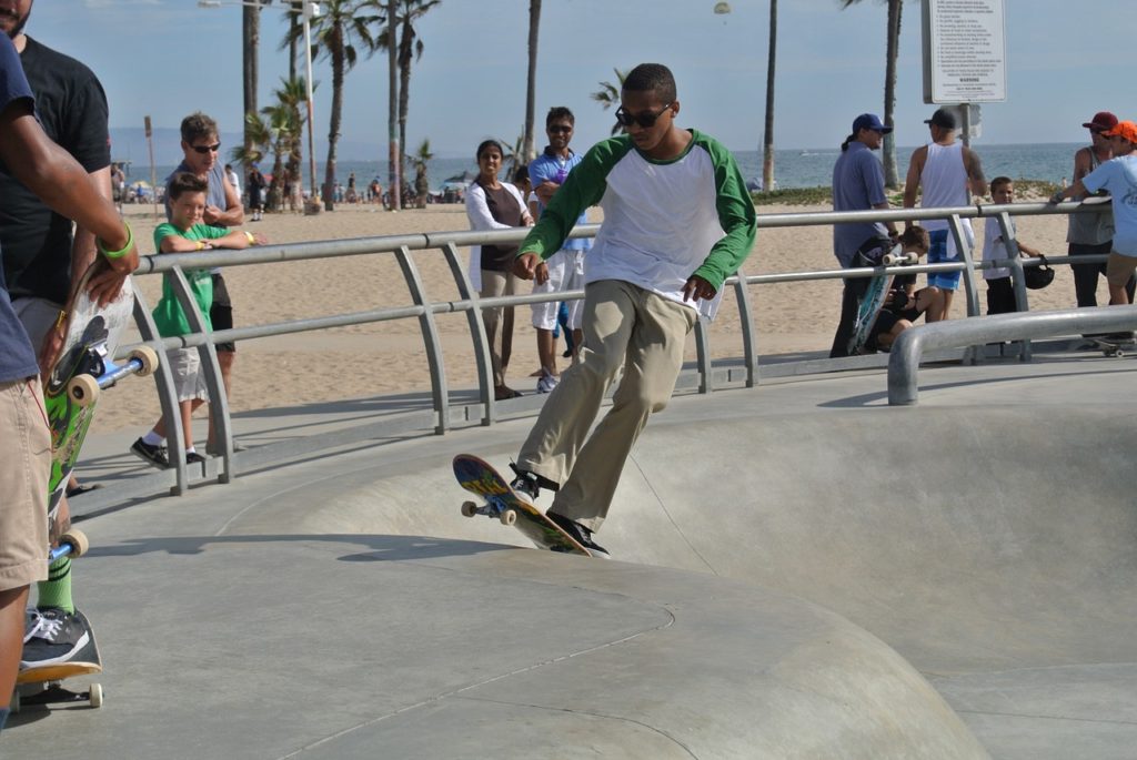 Venice Beach Skate Park - Los Angeles with Older Kids