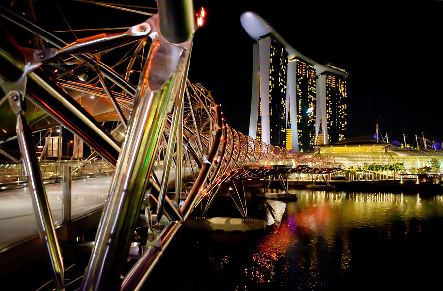 The Helix Bridge - Singapore